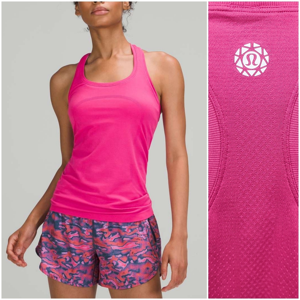 RARE Lululemon Seawheeze Swiftly Tech Racerback Tank Sonic Pink